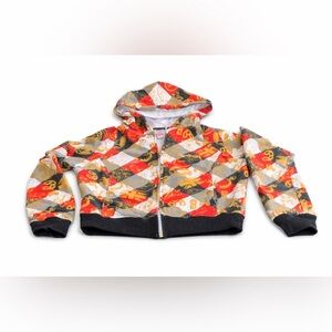 Pepe Jeans Colorful Graphic Zip-Up Kids Hoodie
